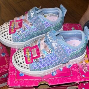 Skechers 314812N LBMT s lights twinkle sparks sequin party